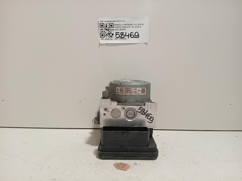 Pompa ABS ANT 476604349R Renault Mégane IV 2016