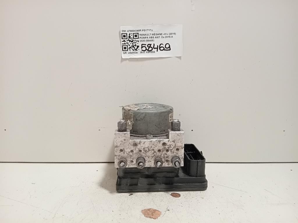 Pompa ABS ANT 476604349R Renault Mégane IV 2016