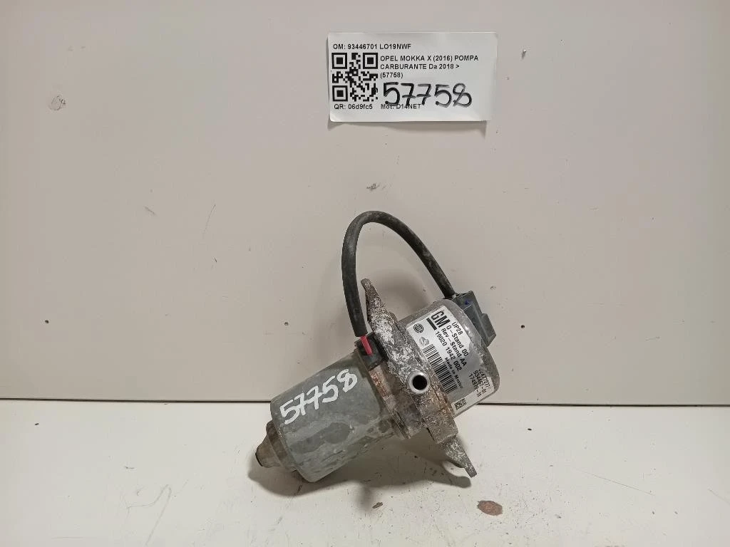 Pompa Carburante 93446701 Opel Mokka X 2016