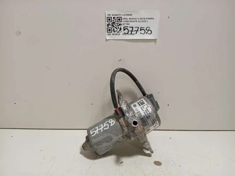 Pompa Carburante 93446701 Opel Mokka X 2016