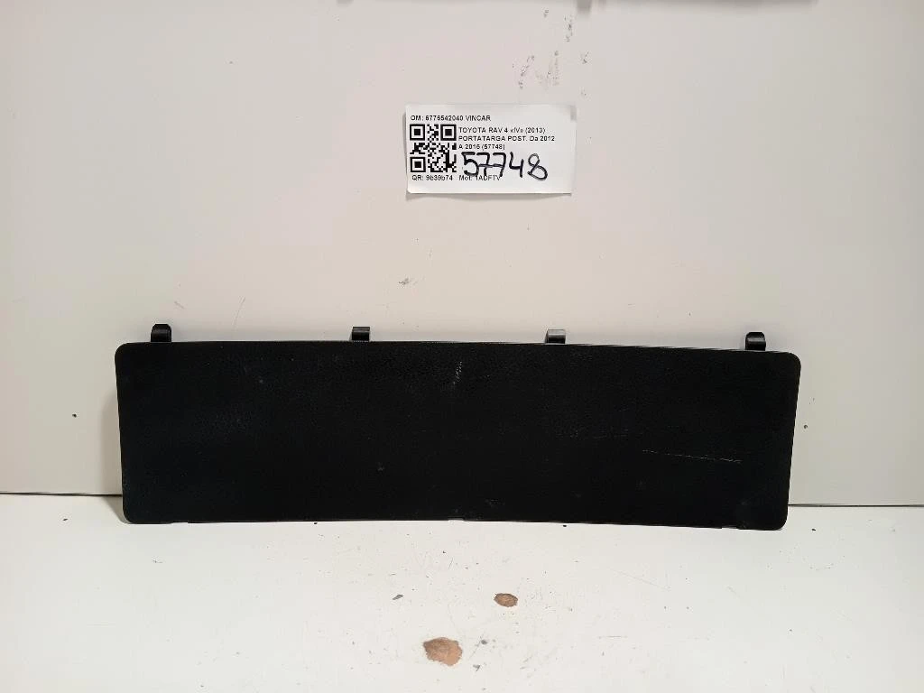Portatarga POST 6776542040 Toyota RAV 4 IV 2013