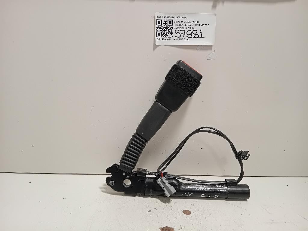 Pretensionatore Sinistro 33040940 Bmw X1 E84 2010
