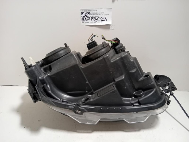 Proiettore ANT SX 9820060680 Citroen C3 III 2016