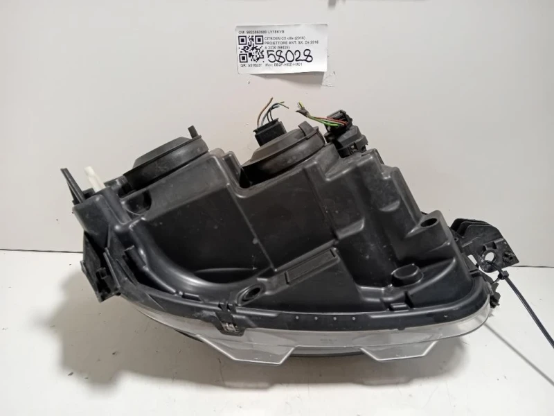 Proiettore ANT SX 9820060680 Citroen C3 III 2016