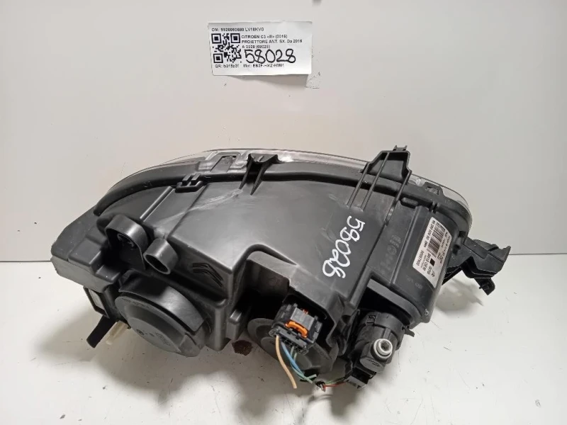 Proiettore ANT SX 9820060680 Citroen C3 III 2016