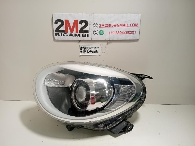 Proiettore ANT SX 52102186 Fiat 500X 2015