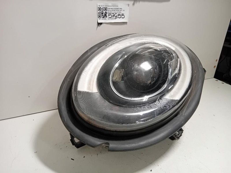 Proiettore ANT SX 63117472225 Mini MINI Cooper F56 2014