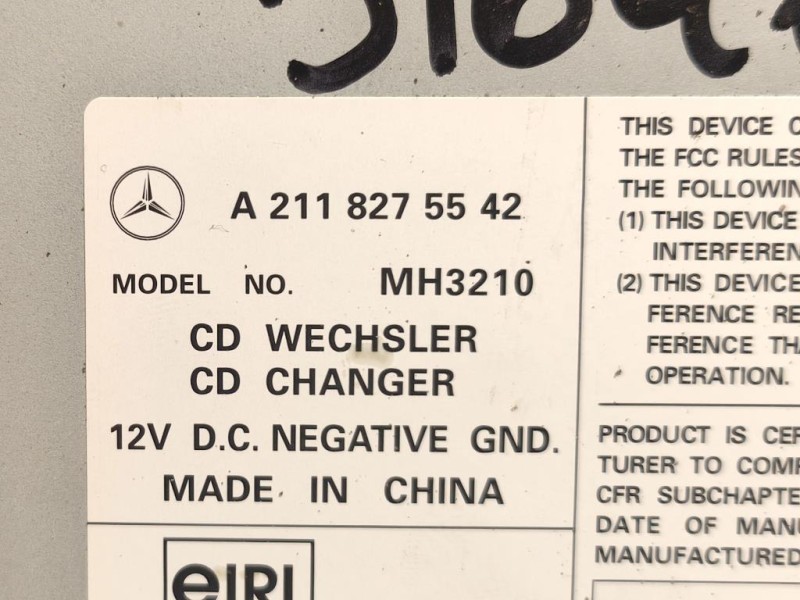 Caricatore CD A2118275542 Mercedes Classe CLS C219 Coupé 2005