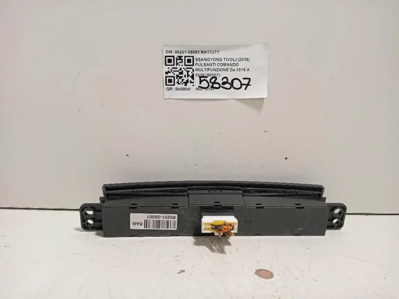 Pulsanti Comando Multifunzione 85201-35001 Ssangyong Tivoli 2015