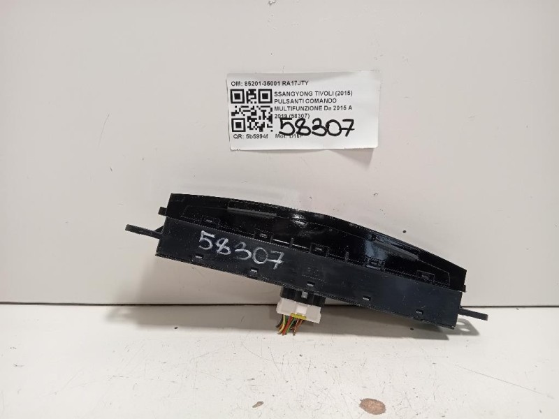 Pulsanti Comando Multifunzione 85201-35001 Ssangyong Tivoli 2015