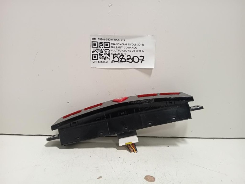 Pulsanti Comando Multifunzione 85201-35001 Ssangyong Tivoli 2015