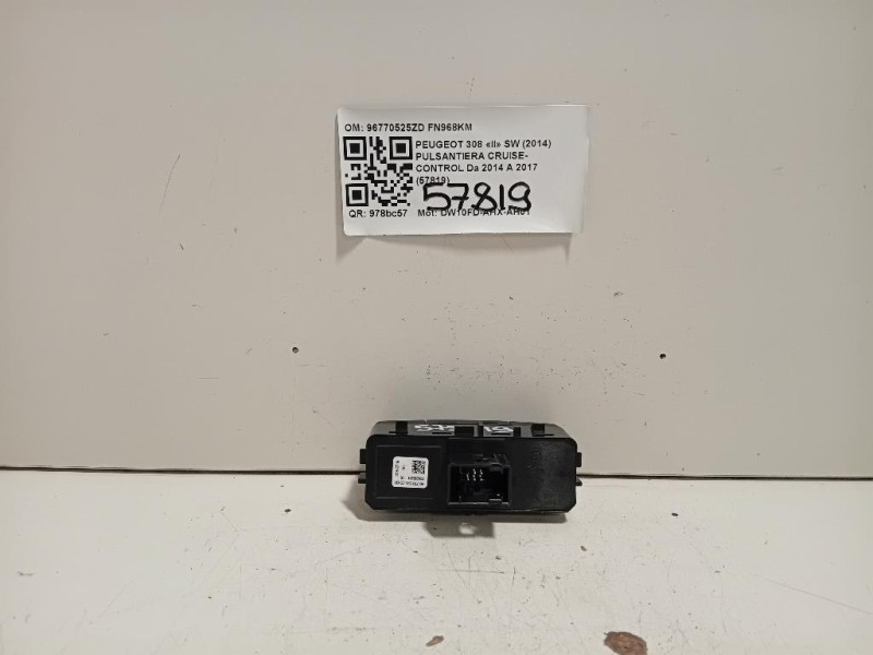 Pulsantiera Cruise-control 96770525ZD Peugeot 308 II SW 2014