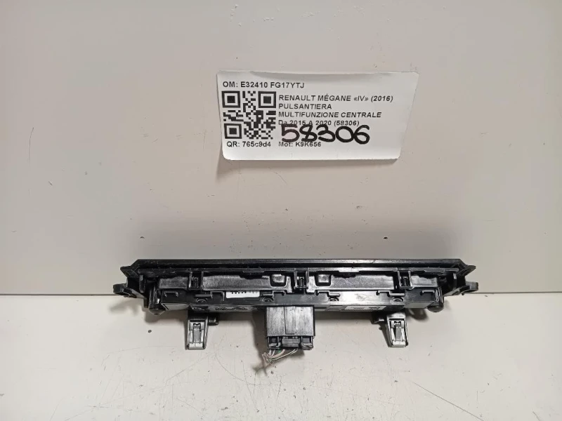 Pulsantiera Multifunzione Centrale E32410-01 Renault Mégane IV 2016