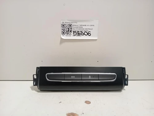 Pulsantiera Multifunzione Centrale E32410-01 Renault Mégane IV 2016