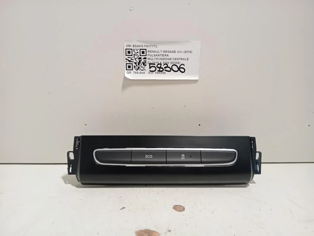 Pulsantiera Multifunzione Centrale E32410-01 Renault Mégane IV 2016