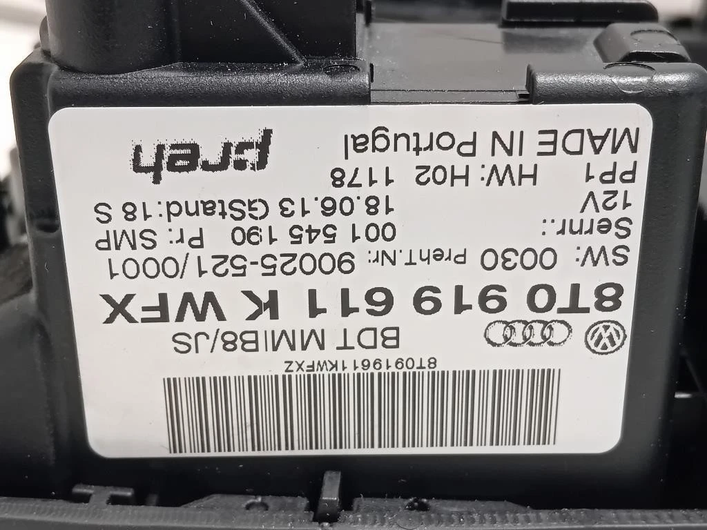 Pulsantiera Navigatore Satellitare 8T0919611K Audi A4 8K5 Avant 2012