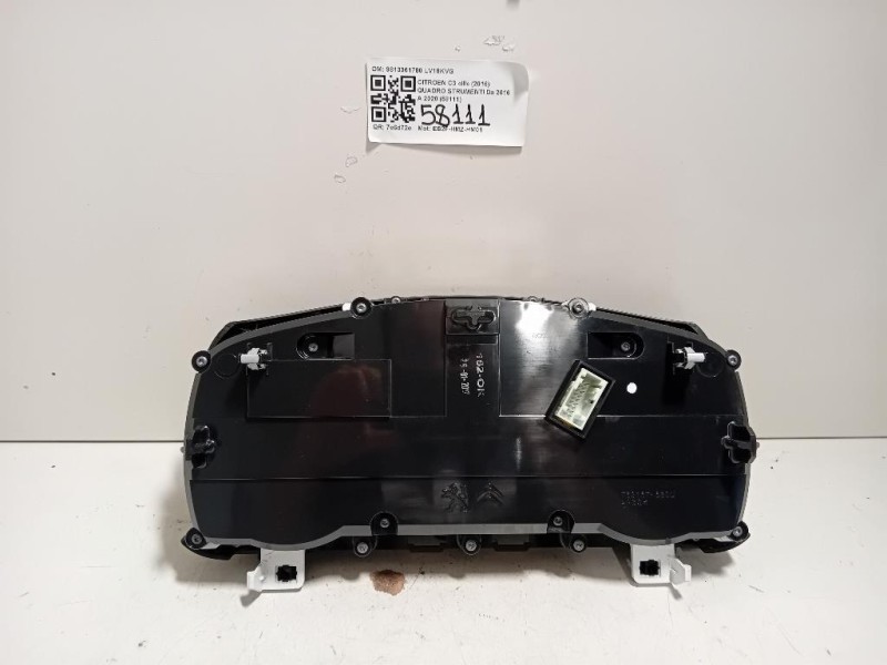 Quadro Strumenti 9813361780 Citroen C3 III 2016