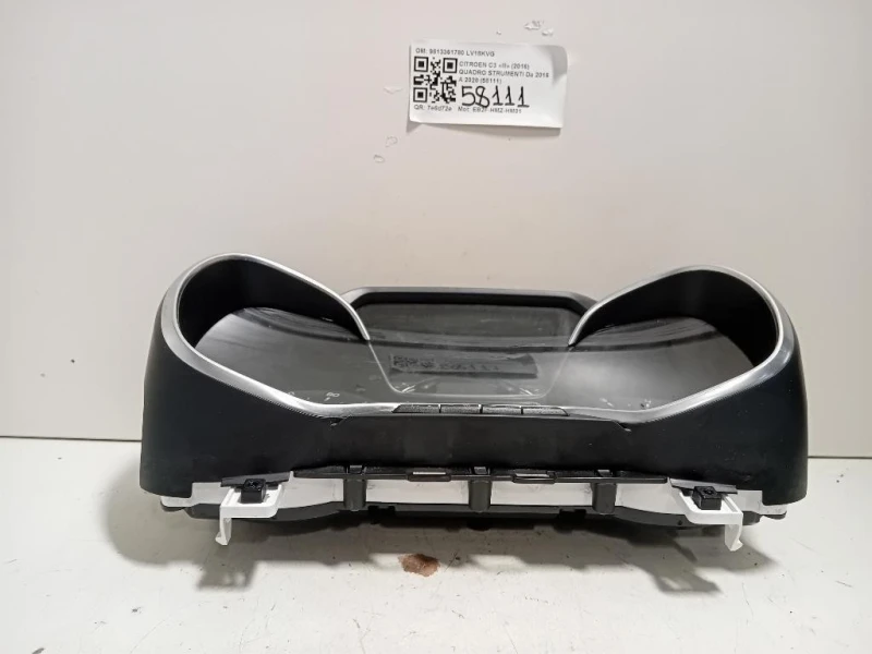 Quadro Strumenti 9813361780 Citroen C3 III 2016