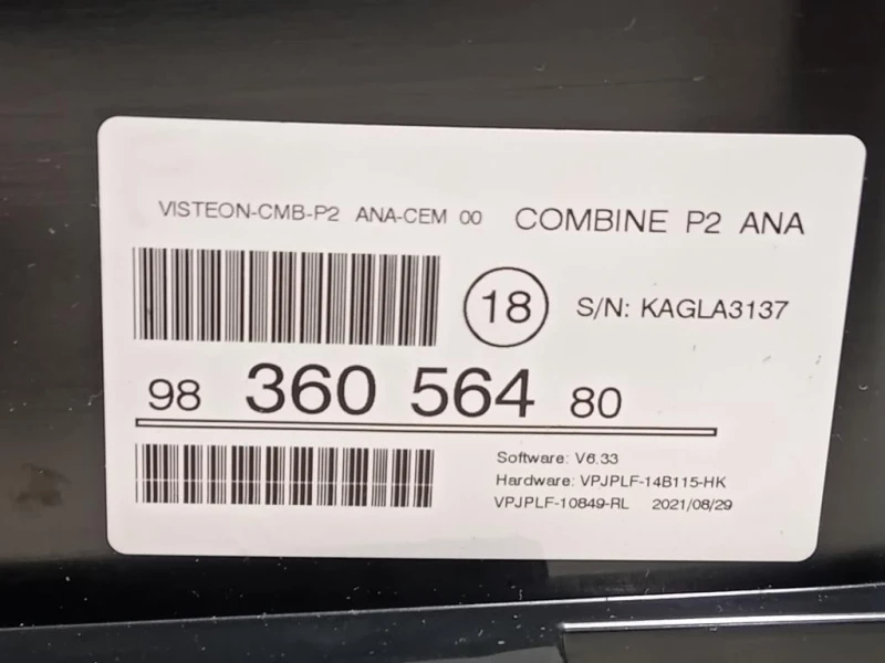 Quadro Strumenti 9836056480 Peugeot 2008 II 2020