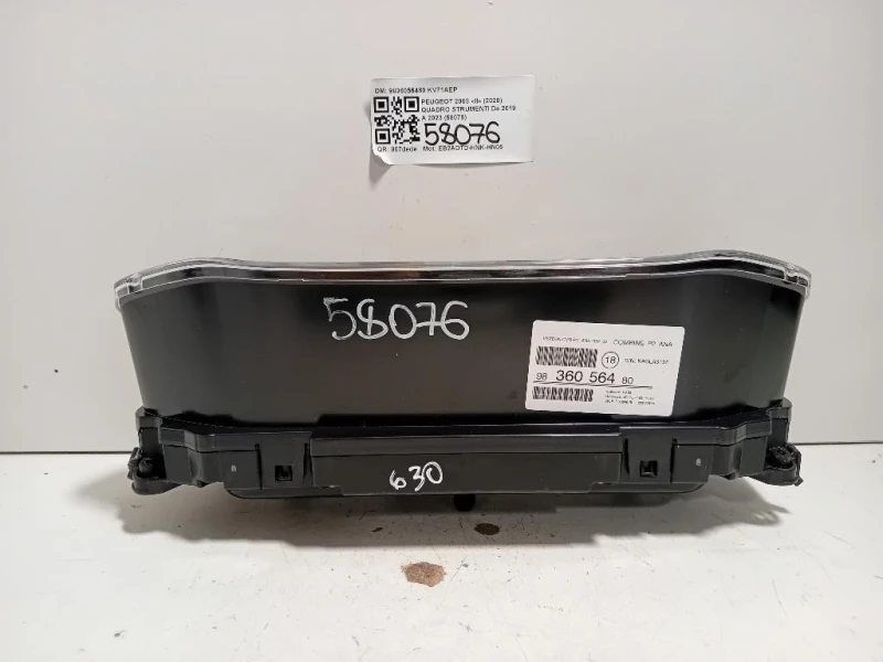 Quadro Strumenti 9836056480 Peugeot 2008 II 2020