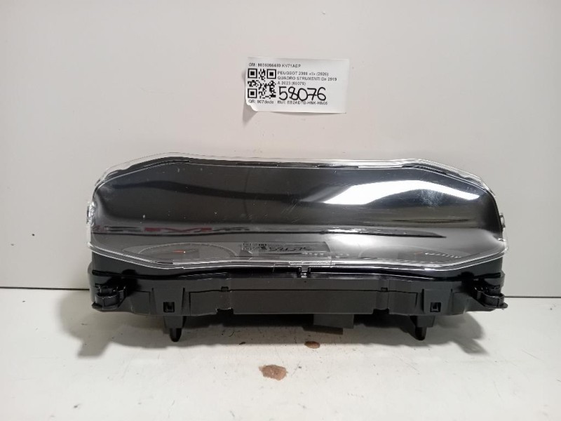 Quadro Strumenti 9836056480 Peugeot 2008 II 2020
