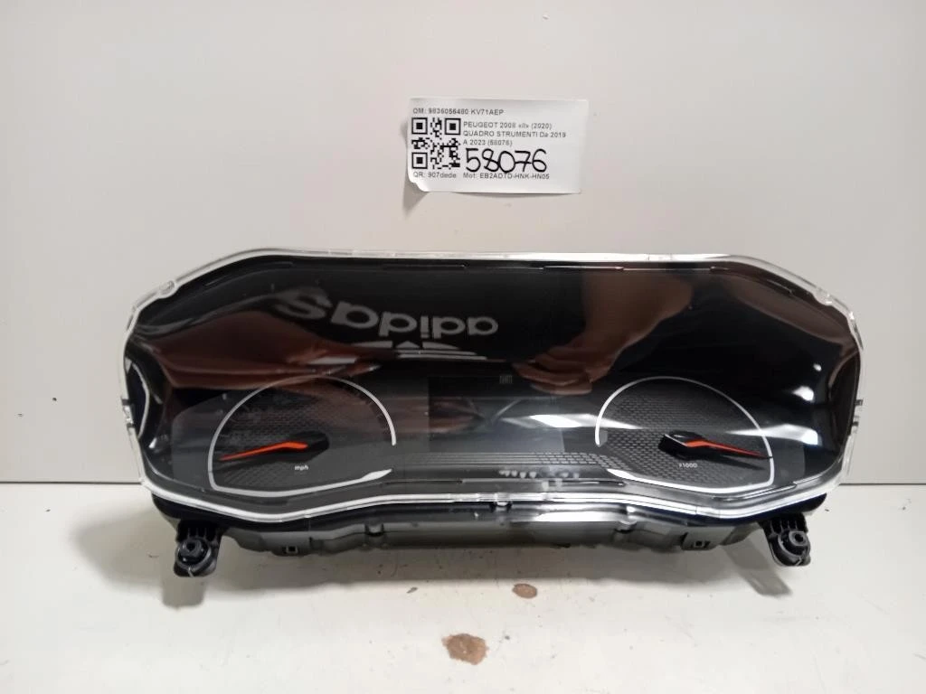 Quadro Strumenti 9836056480 Peugeot 2008 II 2020