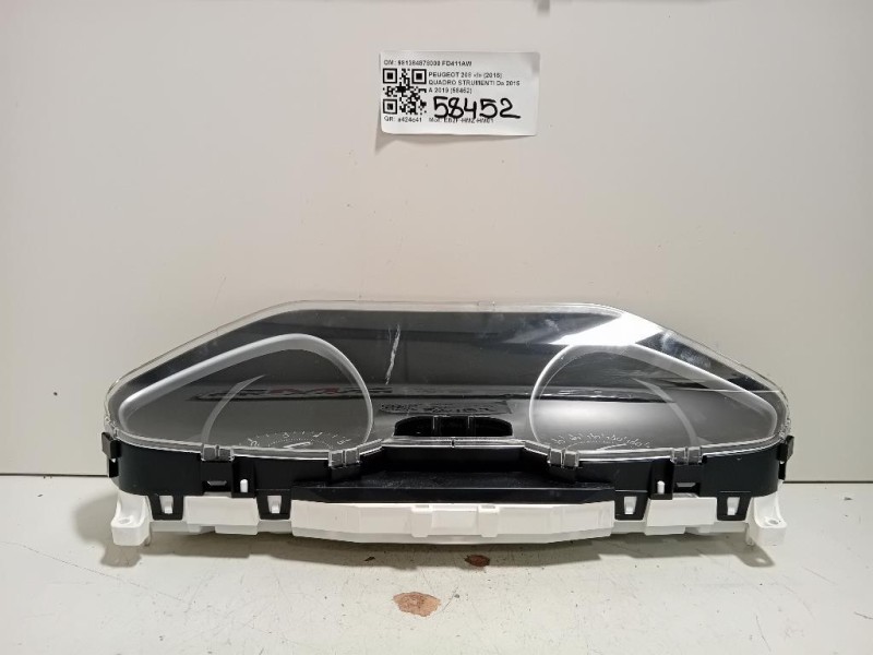 Quadro Strumenti 981384878000 Peugeot 208 I 2015