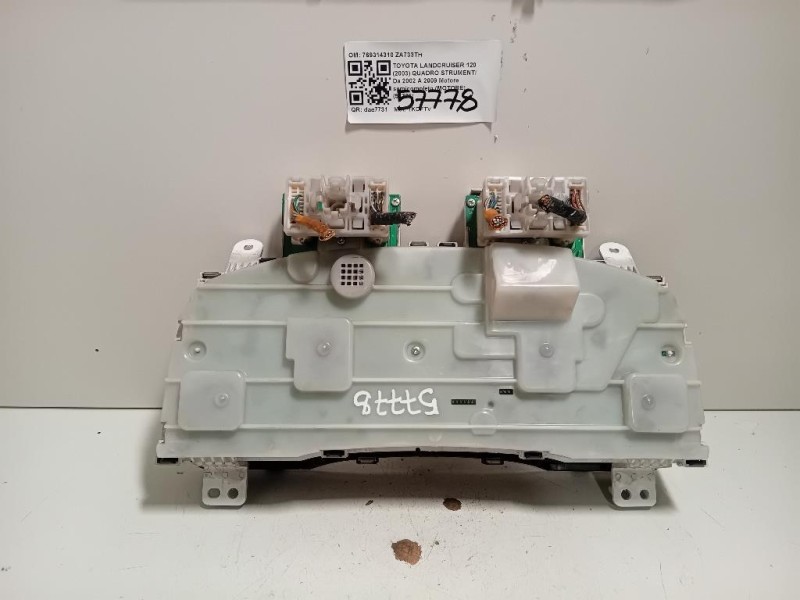Quadro Strumenti 769314310 Toyota Landcruiser 120 2003