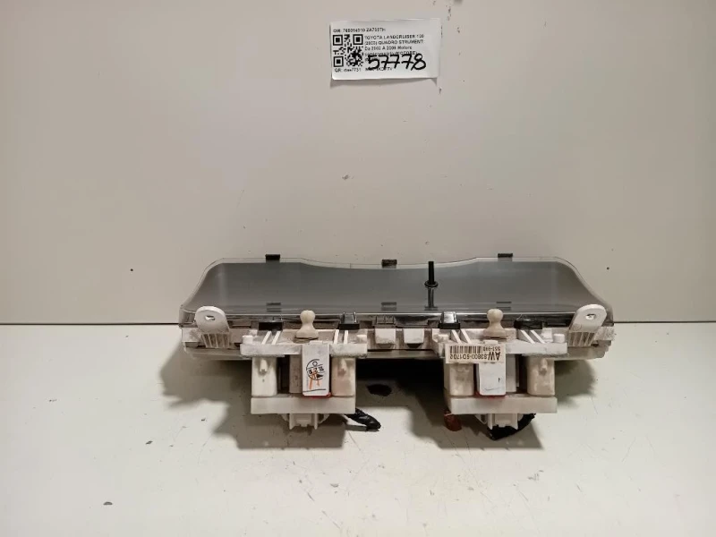 Quadro Strumenti 769314310 Toyota Landcruiser 120 2003
