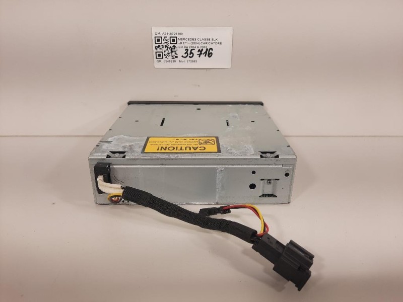 Caricatore CD A2118706189 Mercedes Classe SLK R171 2004