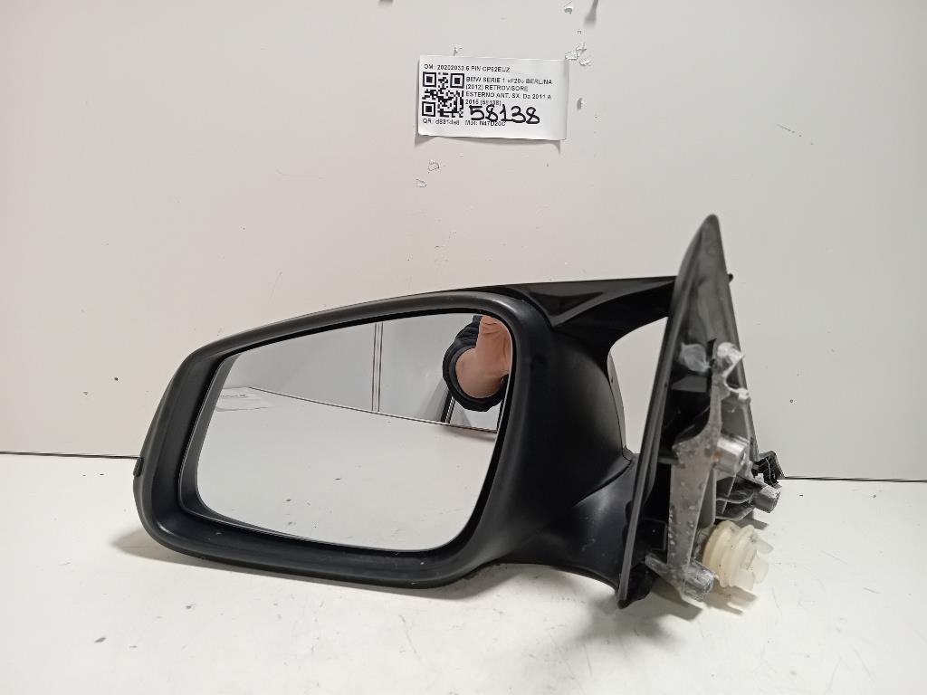 Retrovisore Esterno ANT SX VETRO SPECCHIO 6 PIN Bmw Serie 1 F20 Berlina 2012