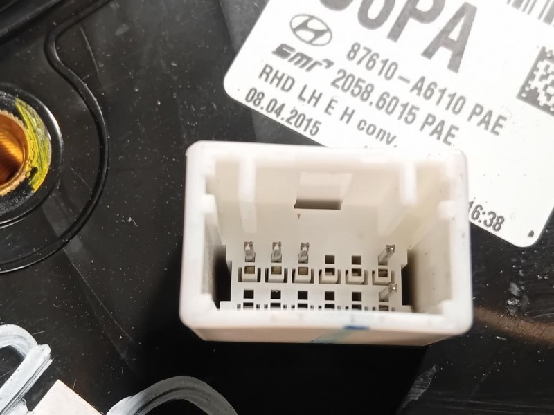 Retrovisore Esterno ANT SX 87610-A6110 5 PIN Hyundai I30 II 2015
