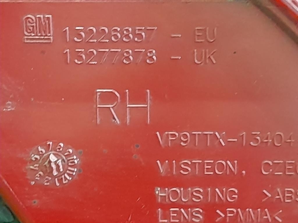 Fanale POST DX 13277878 Opel Insignia A 2013