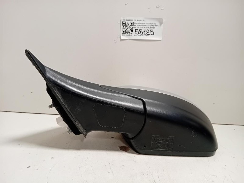 Retrovisore Esterno ANT SX VETRO SPECCHIO TIVOLI 5 PIN Ssangyong Tivoli 2015