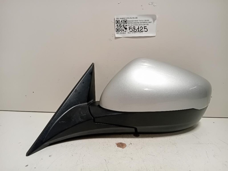 Retrovisore Esterno ANT SX VETRO SPECCHIO TIVOLI 5 PIN Ssangyong Tivoli 2015
