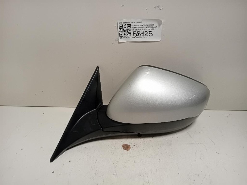 Retrovisore Esterno ANT SX VETRO SPECCHIO TIVOLI 5 PIN Ssangyong Tivoli 2015