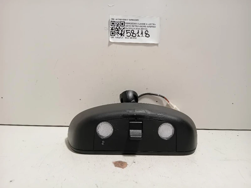 Retrovisore Interno A1768100617 Mercedes Classe A W176 2013