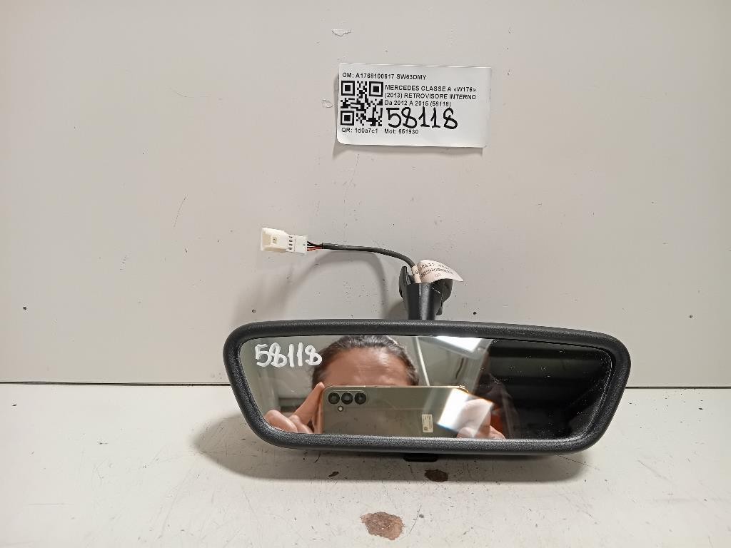 Retrovisore Interno A1768100617 Mercedes Classe A W176 2013