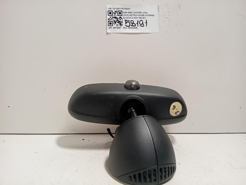 Retrovisore Interno 021290 Mini MINI Cooper F56 2018