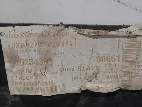 Carter Protezione Motore ANT 8K1863821H Audi A4 8K2 2008