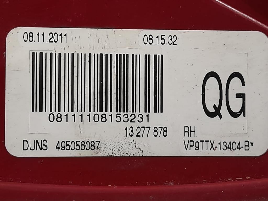 Fanale POST DX 13277878 Opel Insignia A 2013