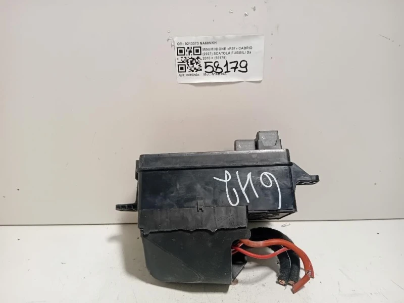 Scatola Fusibili 9213373 Mini MINI ONE R57 Cabrio 2007