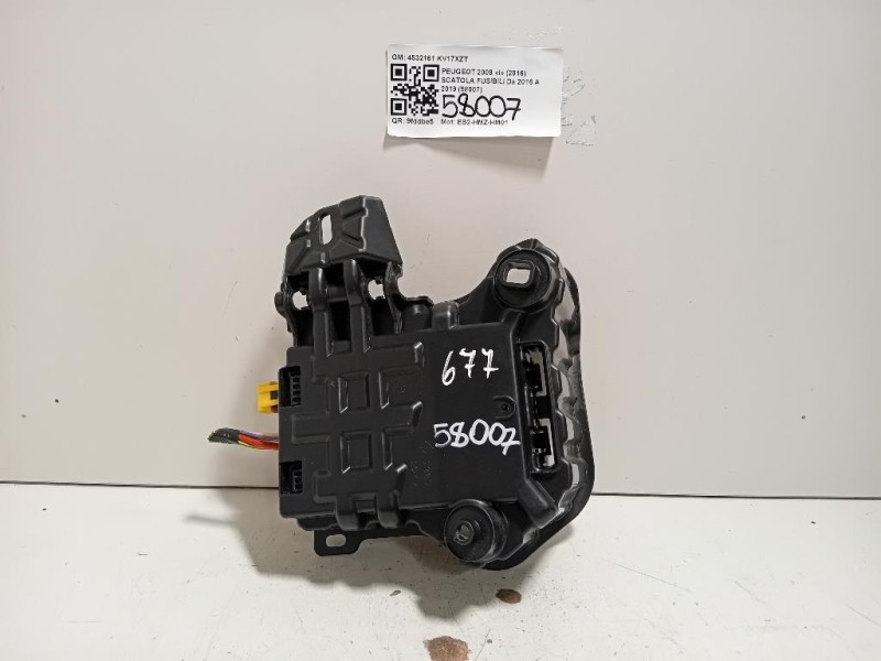 Scatola Fusibili 4532161 Peugeot 2008 I 2016
