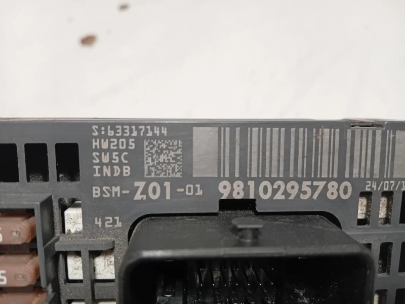 Scatola Fusibili 9810295780 Peugeot 308 II SW 2014