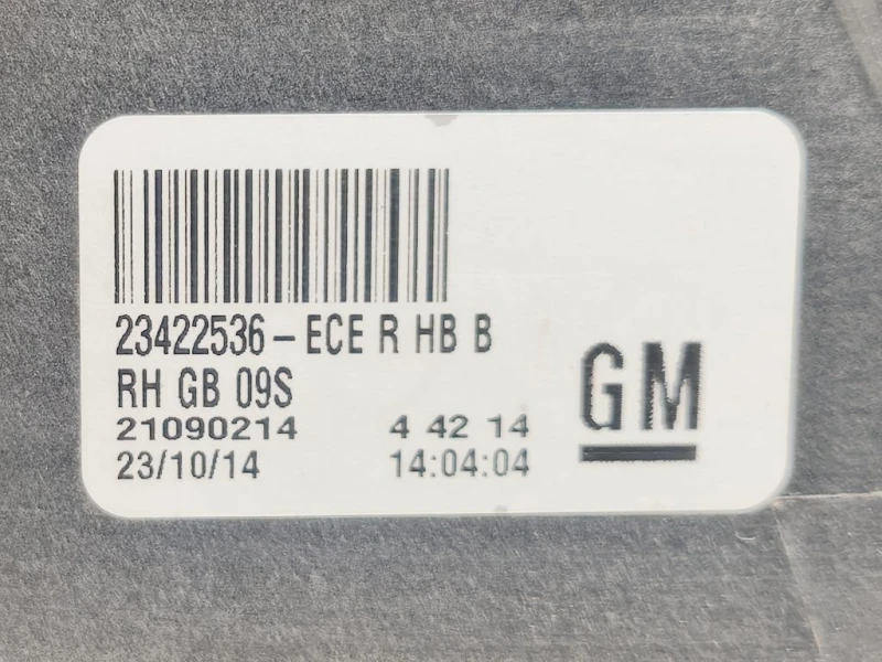 Fanale POST DX 23422536 Opel Insignia A 2013