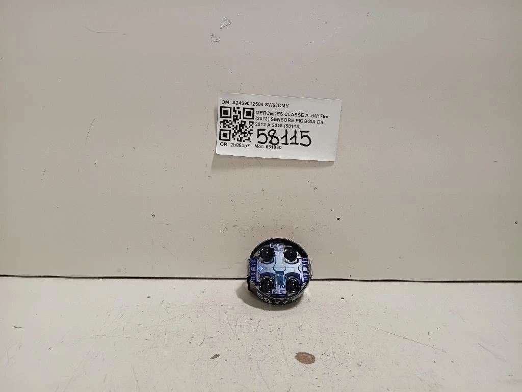 Sensore Pioggia A2469012504 Mercedes Classe A W176 2013