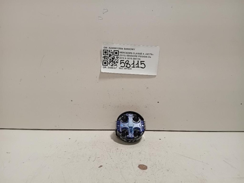 Sensore Pioggia A2469012504 Mercedes Classe A W176 2013