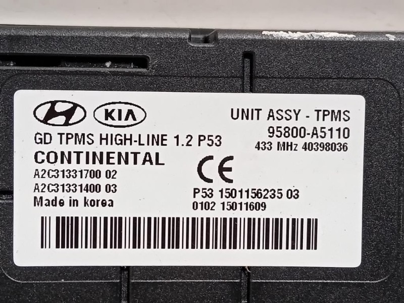 Sensore Pressione Pneumatico ANT DX 95800-A5110 Hyundai I30 II 2015