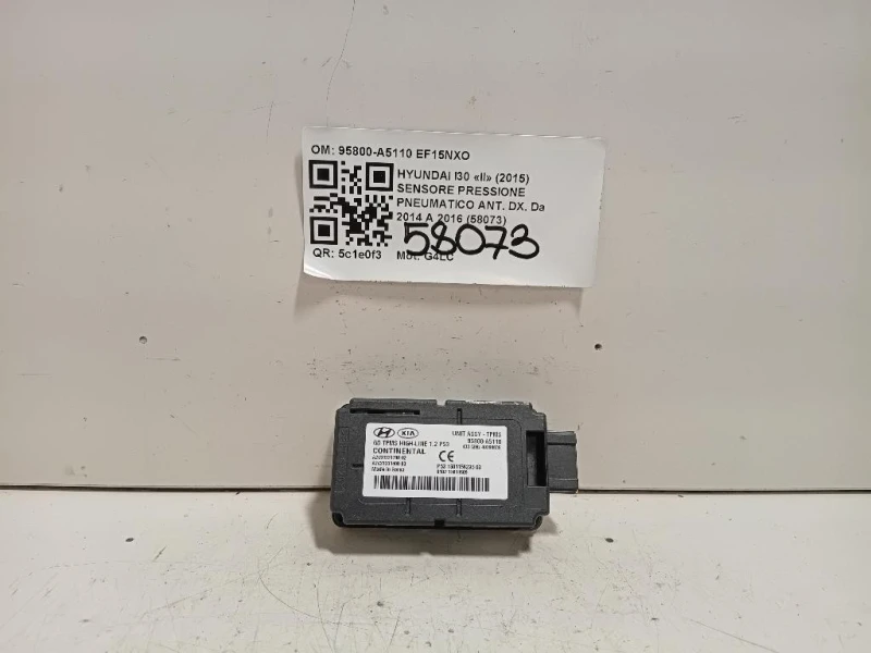 Sensore Pressione Pneumatico ANT DX 95800-A5110 Hyundai I30 II 2015