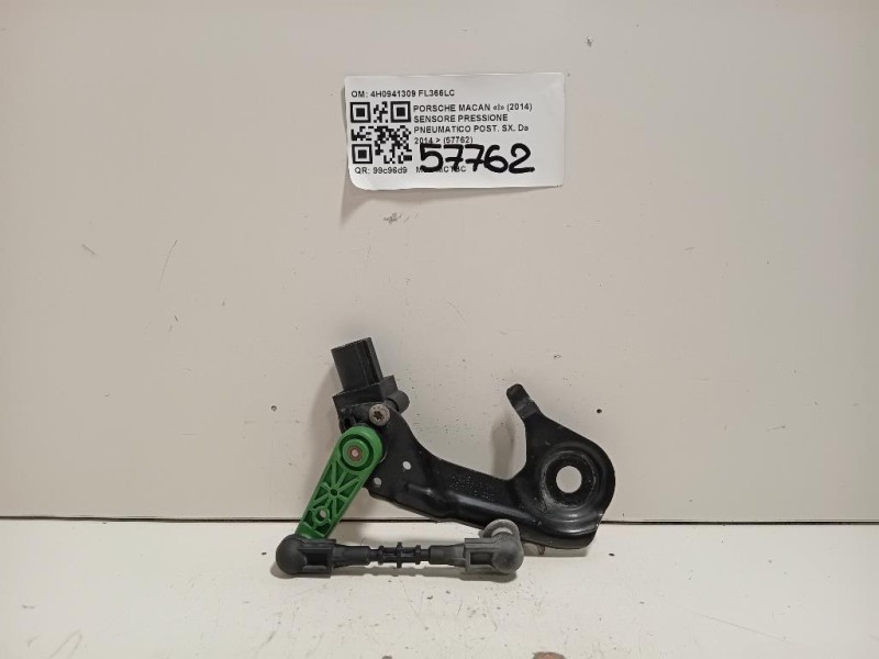 Sensore Pressione Pneumatico POST SX 4H0941309 Porsche Macan I 2014